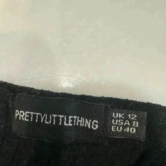 Pretty little things ribbed jump suit. Black short sleeve full open back… - Picture 5 of 12